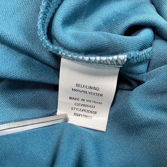 Rabbit Rabbit Rabbit Petite Maxi Dress Sz 12 Aztec/Tribal Pattern Green/Orange - Picture 8 of 11